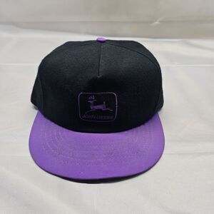 VTG John Deere SnapBack Hat Cap‎ Swingster USA Embroidered Logo Colorblock